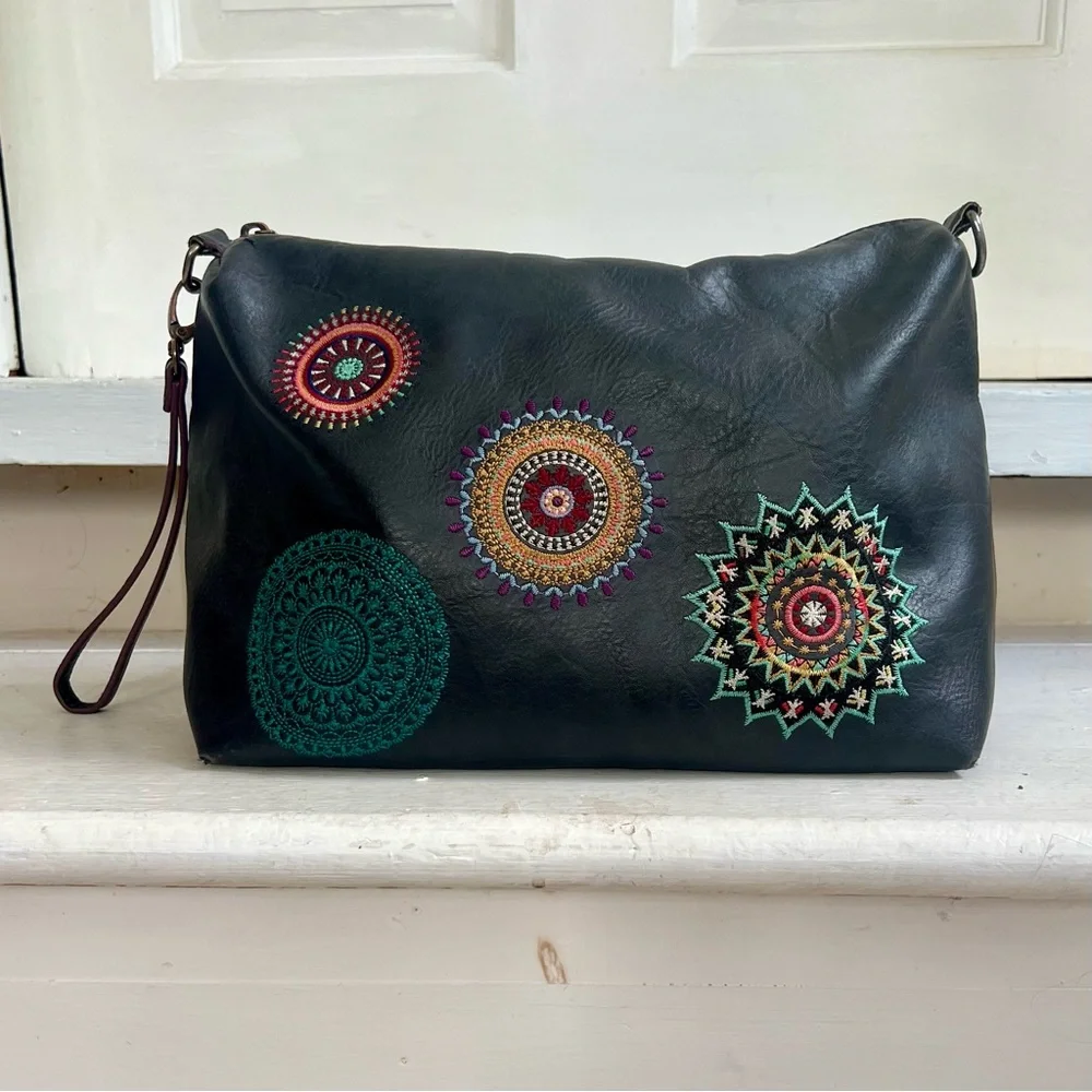 Desigual embroidered convertible bag - Picture 7 of 12